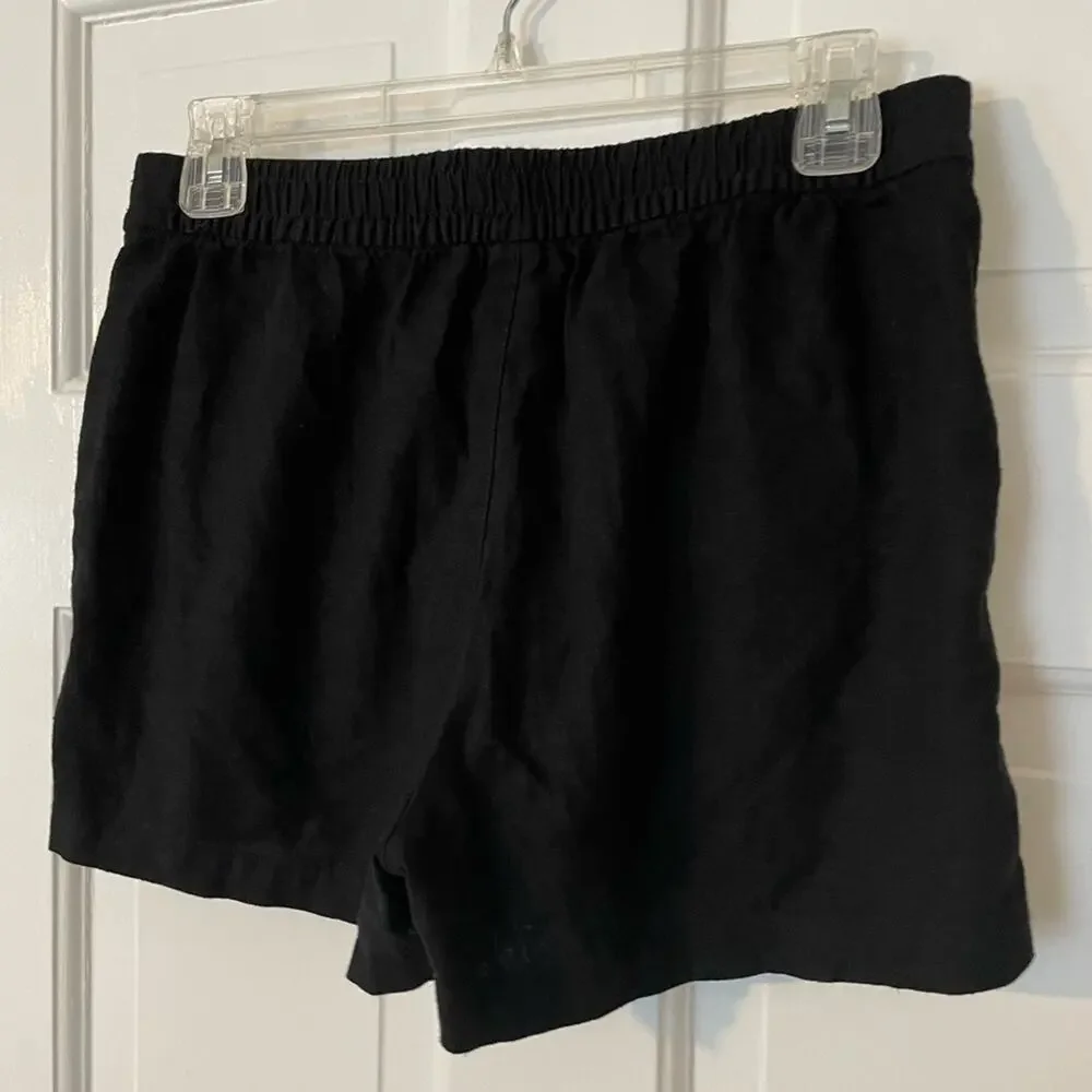 J Crew Linen Blend Pull On Shorts